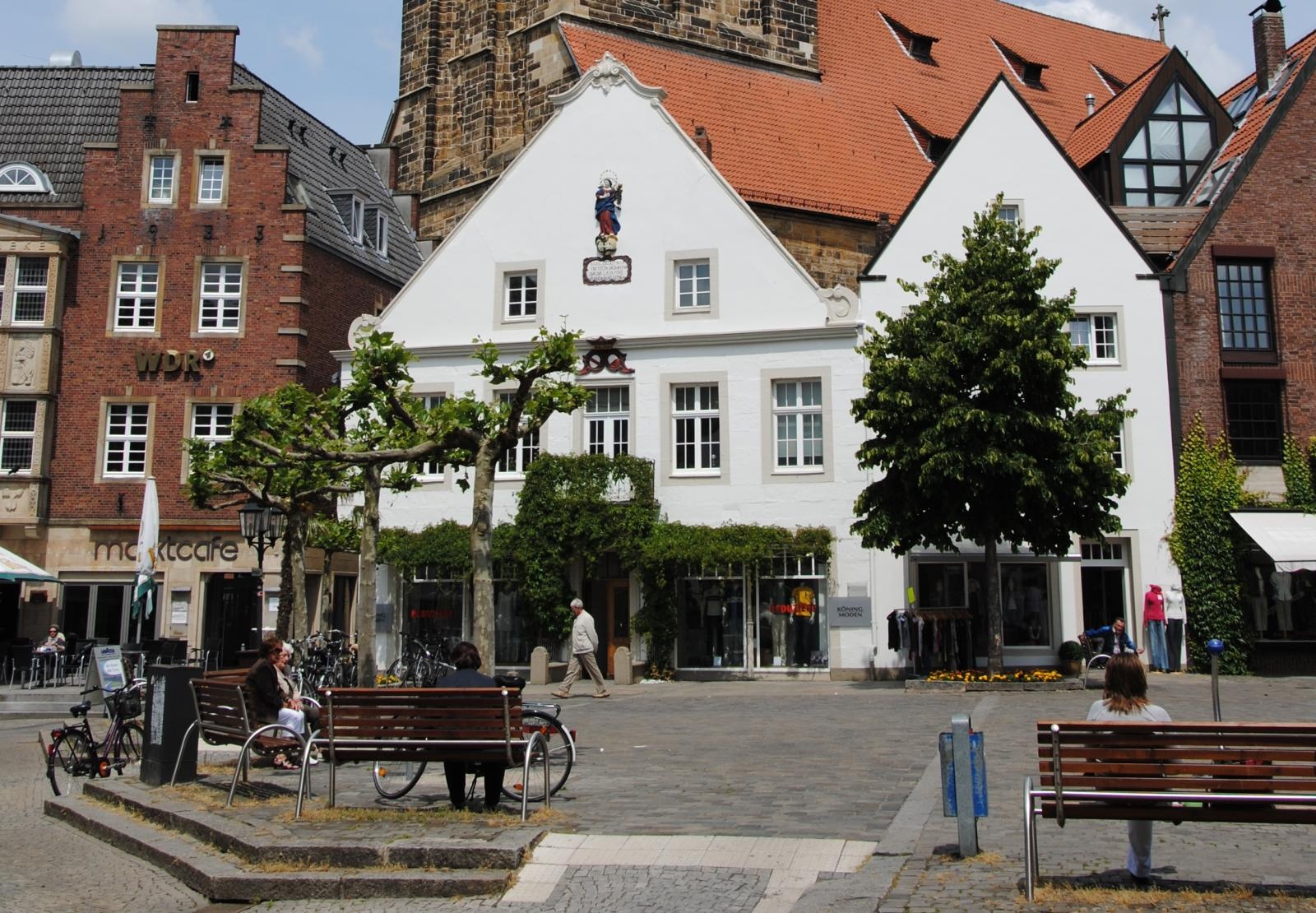 Der Marktplatz in Rheine