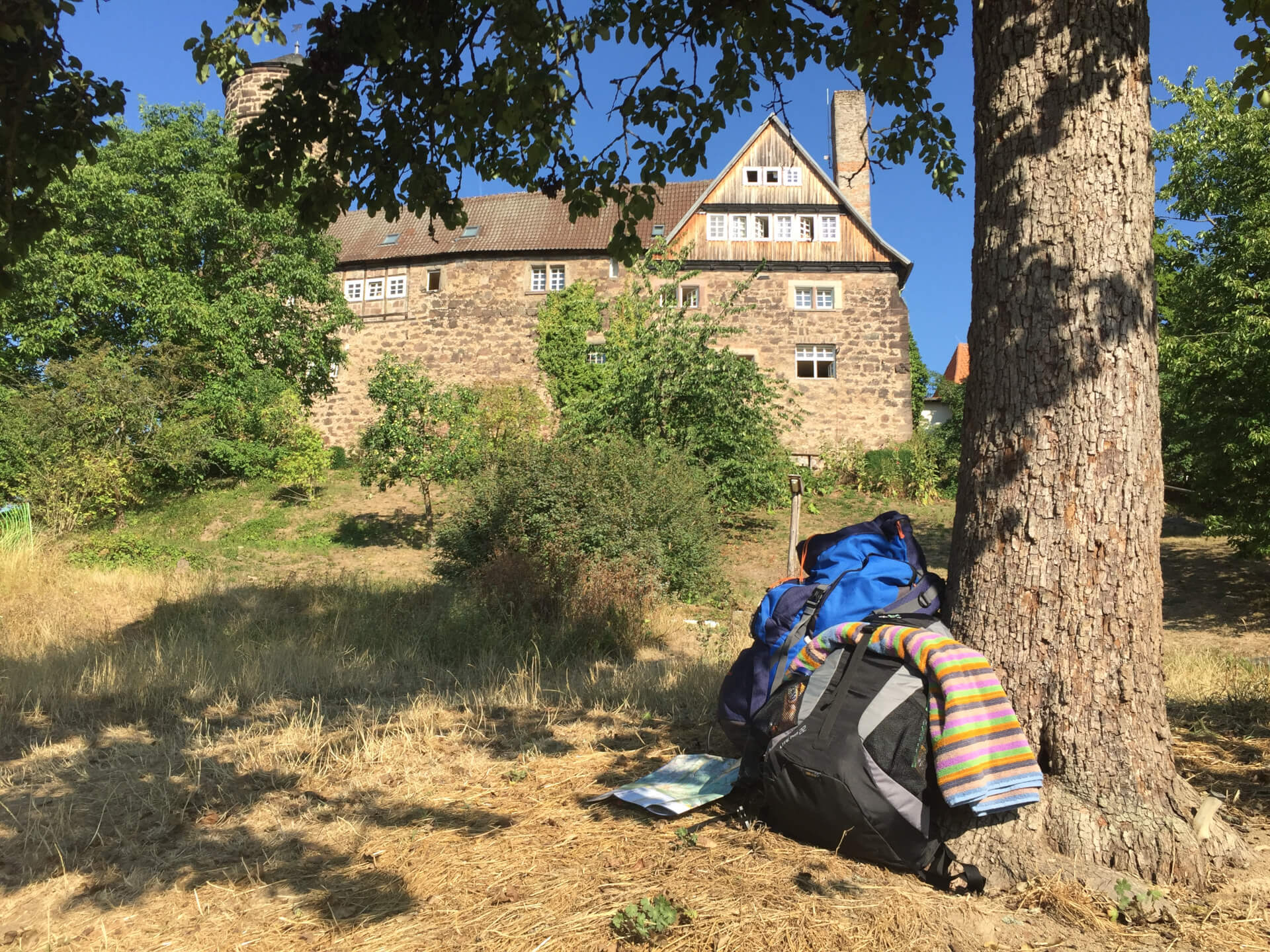 Wandern Werra Burgen Steig Hessen X5h 