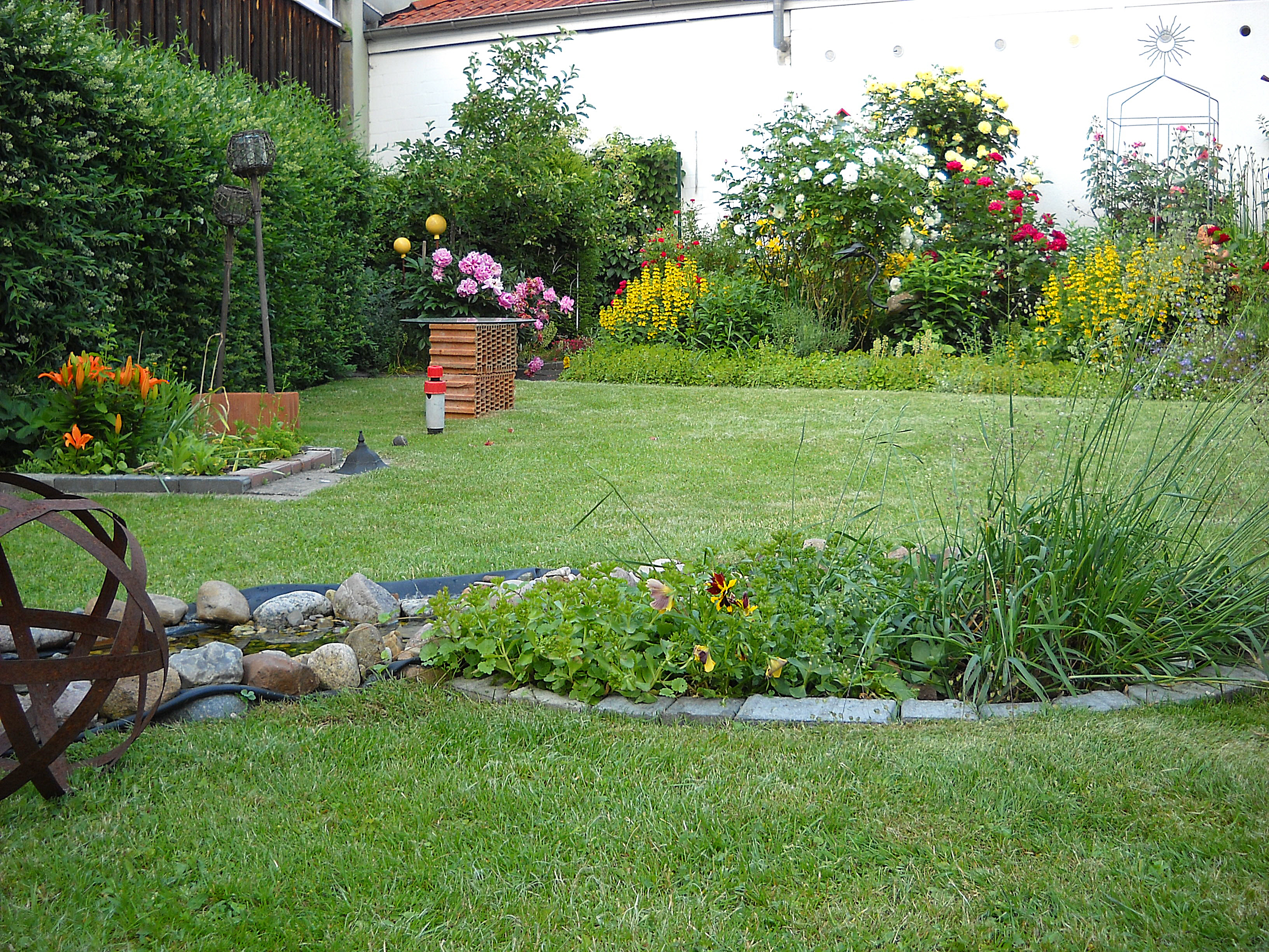 Garten der Ferienwohnung Rita Dreyer