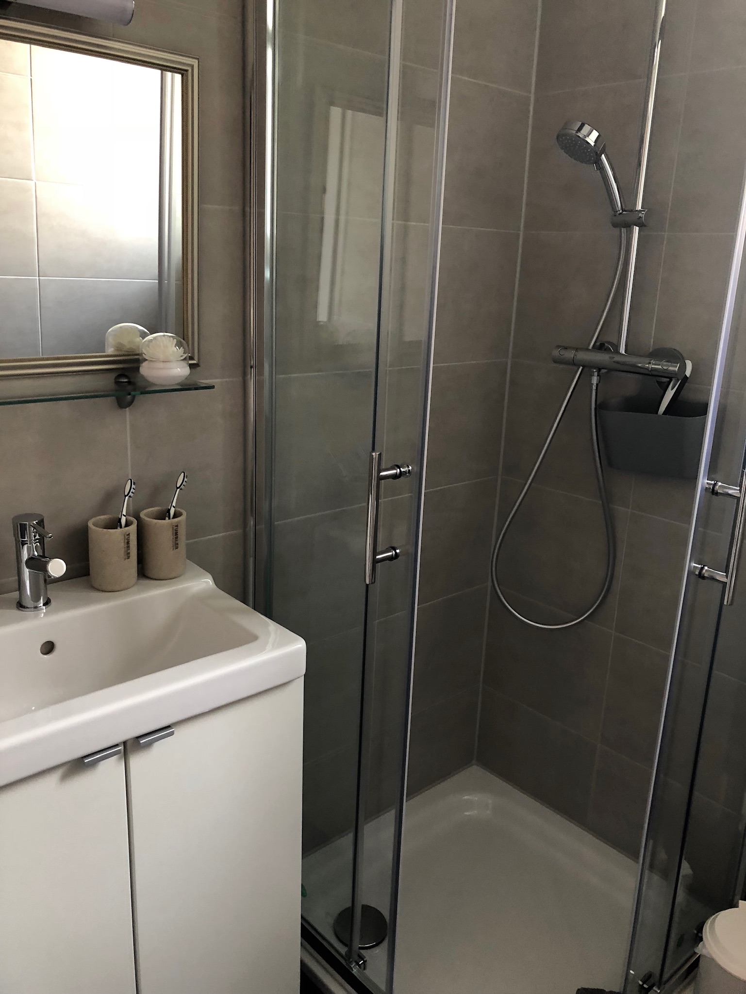 Badezimmer in der Ferienwohnung Meinecke