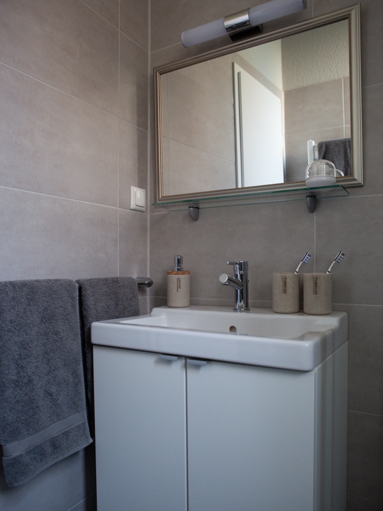 Badezimmer in der Ferienwohnung Meinecke