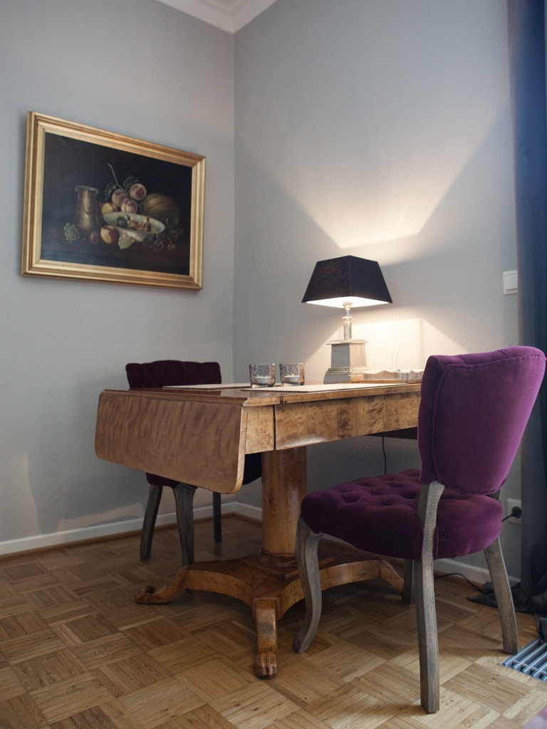 Essplatz in der Ferienwohnung Meinecke