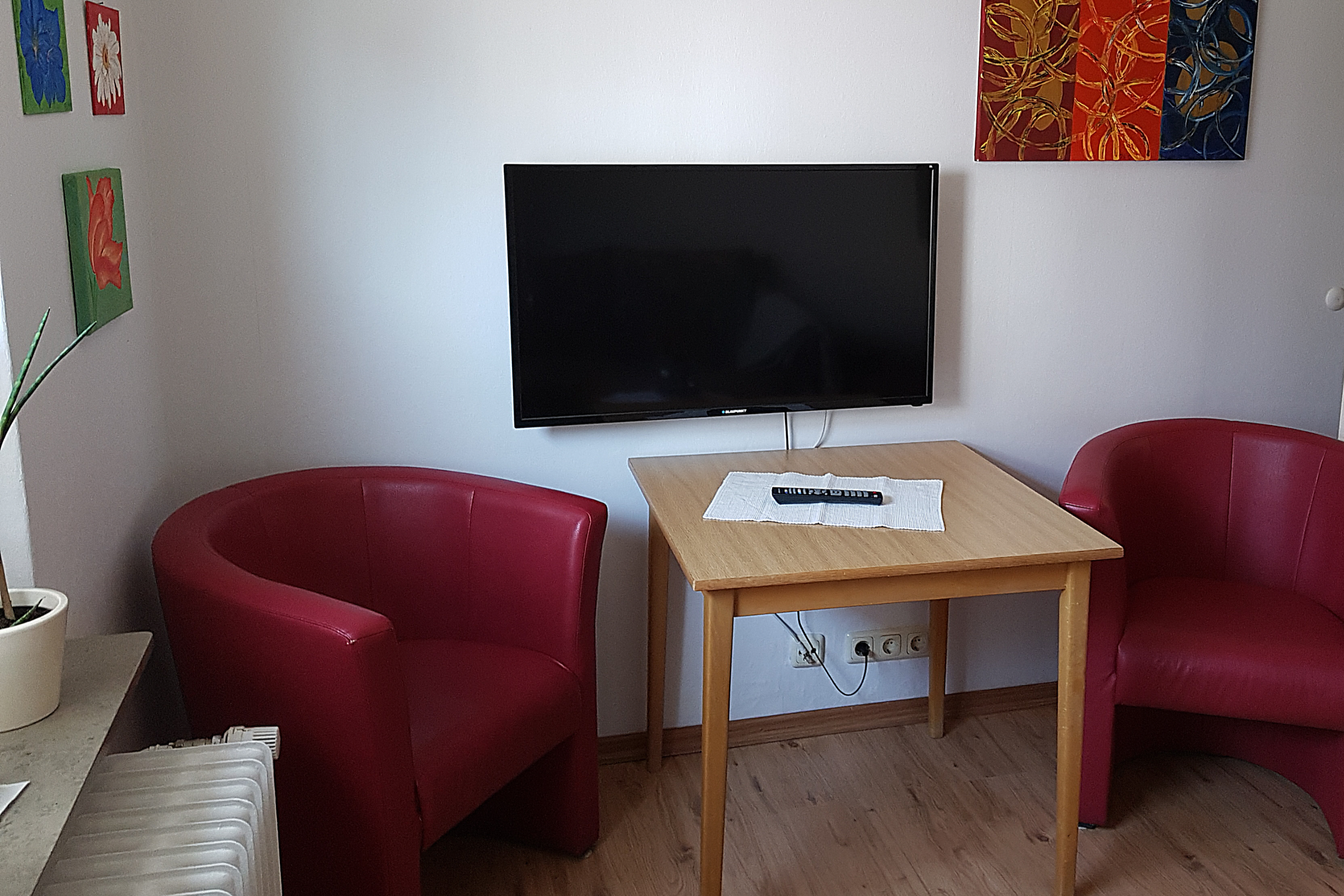 Wohnbereich in der Ferienwohnung Fritz Dreyer