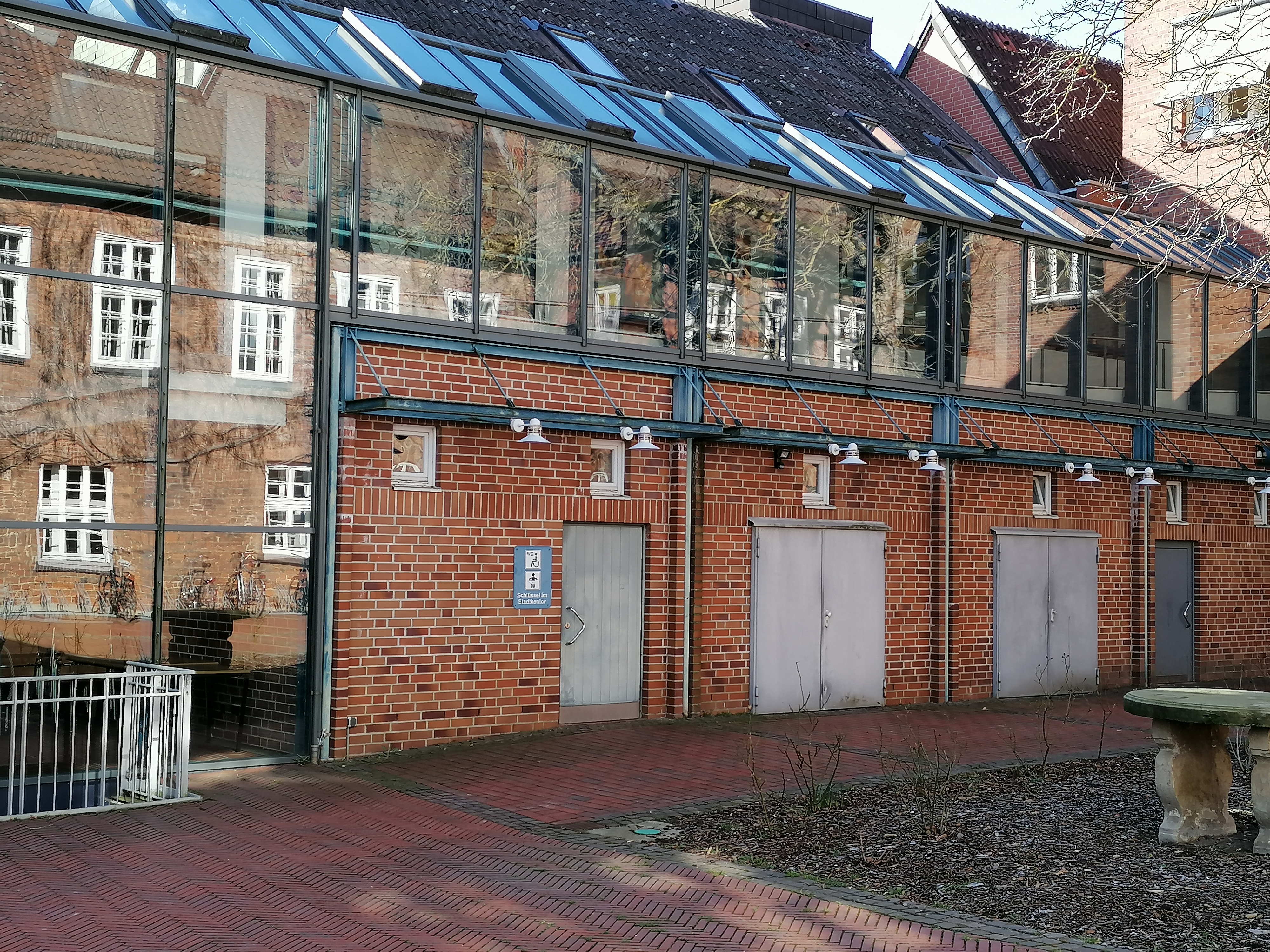 Behinderten Toilette am Rathaus