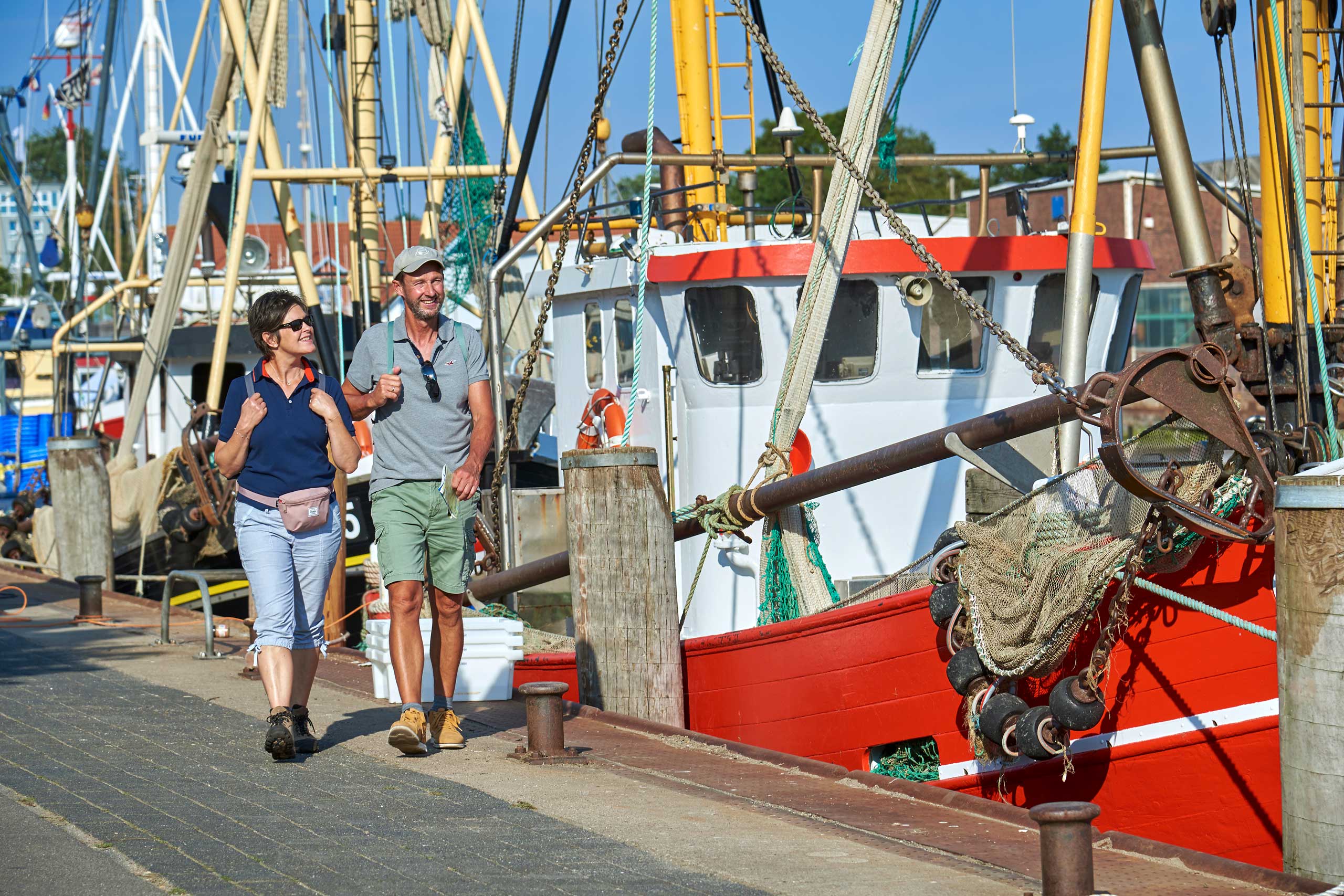 Nordseetourismus: Land, Watt und Meer, Büsum |Wandern in Dithmarschen