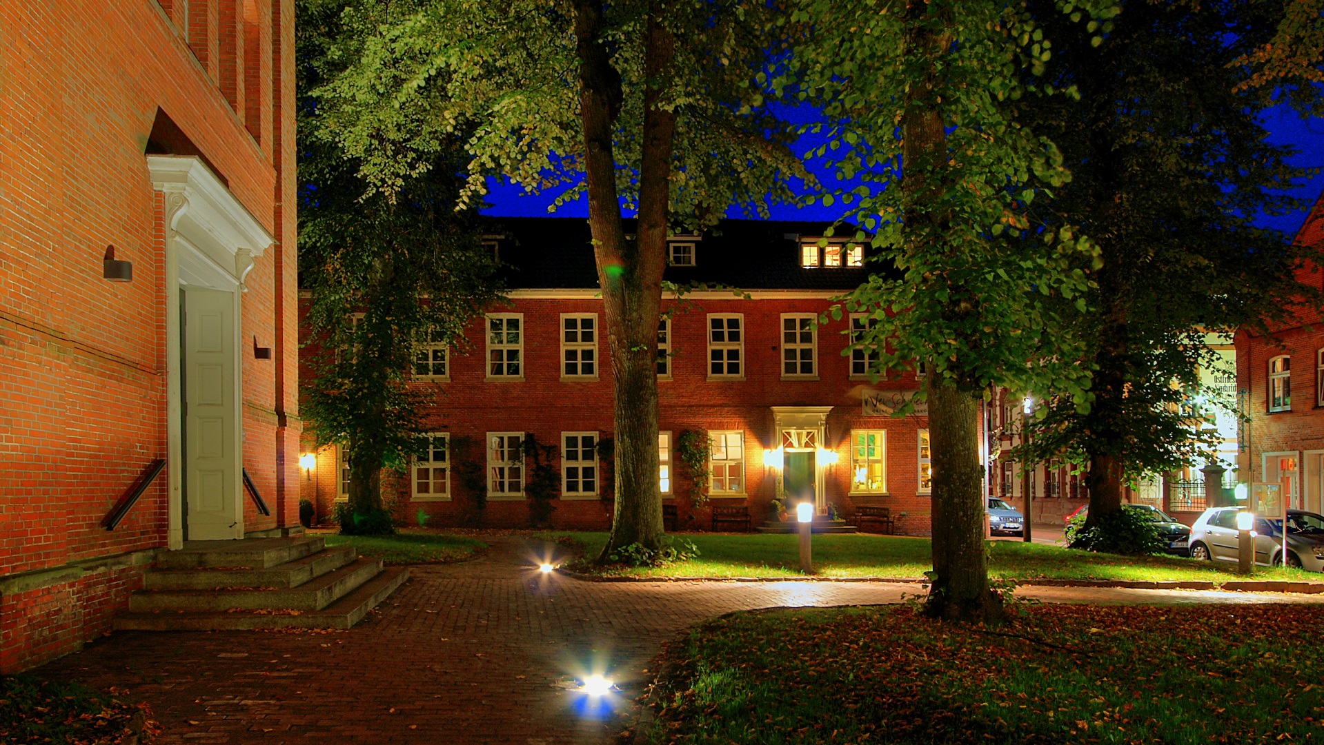 Lambertshof und Lambertikirche