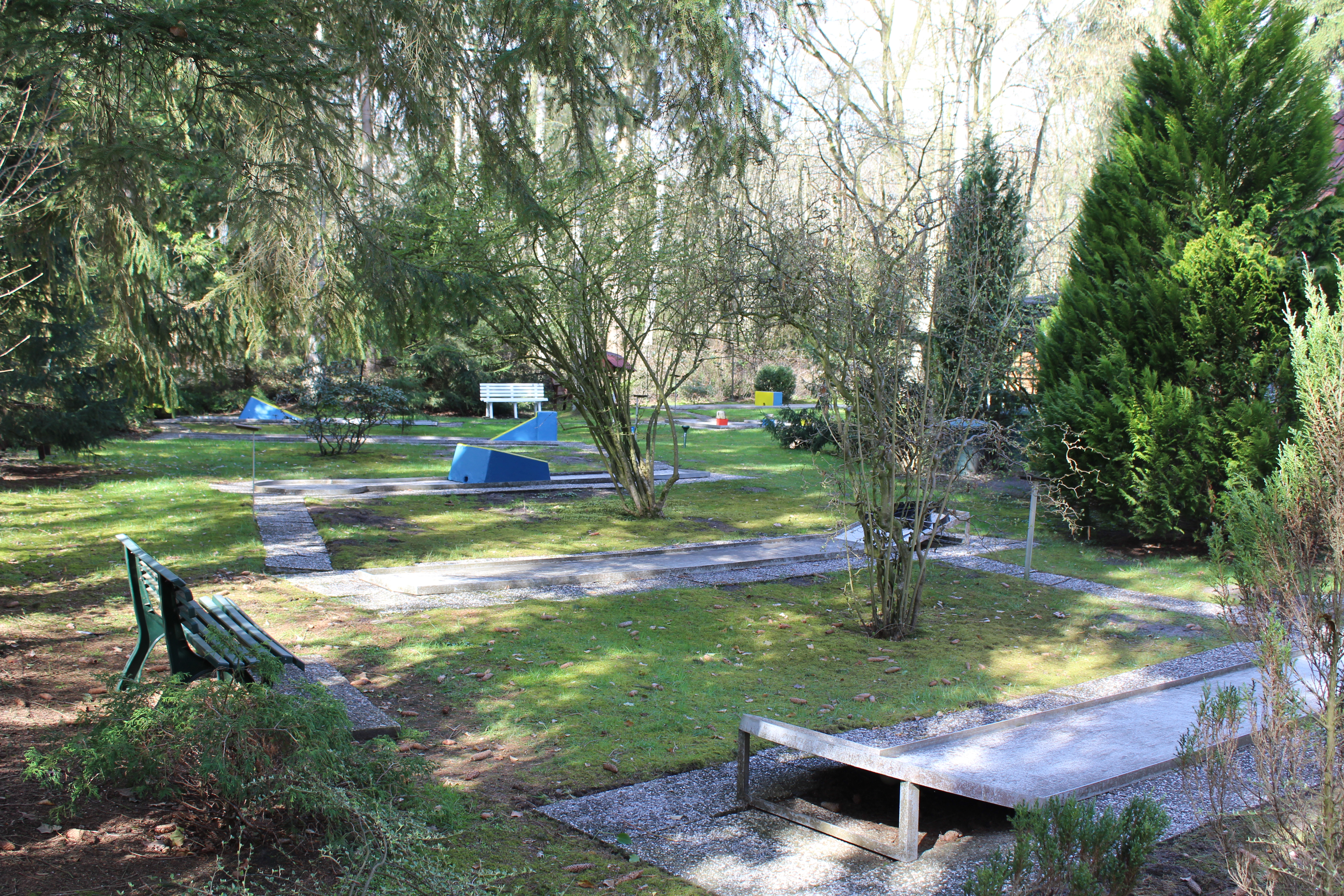 Minigolfanlage im Kurpark