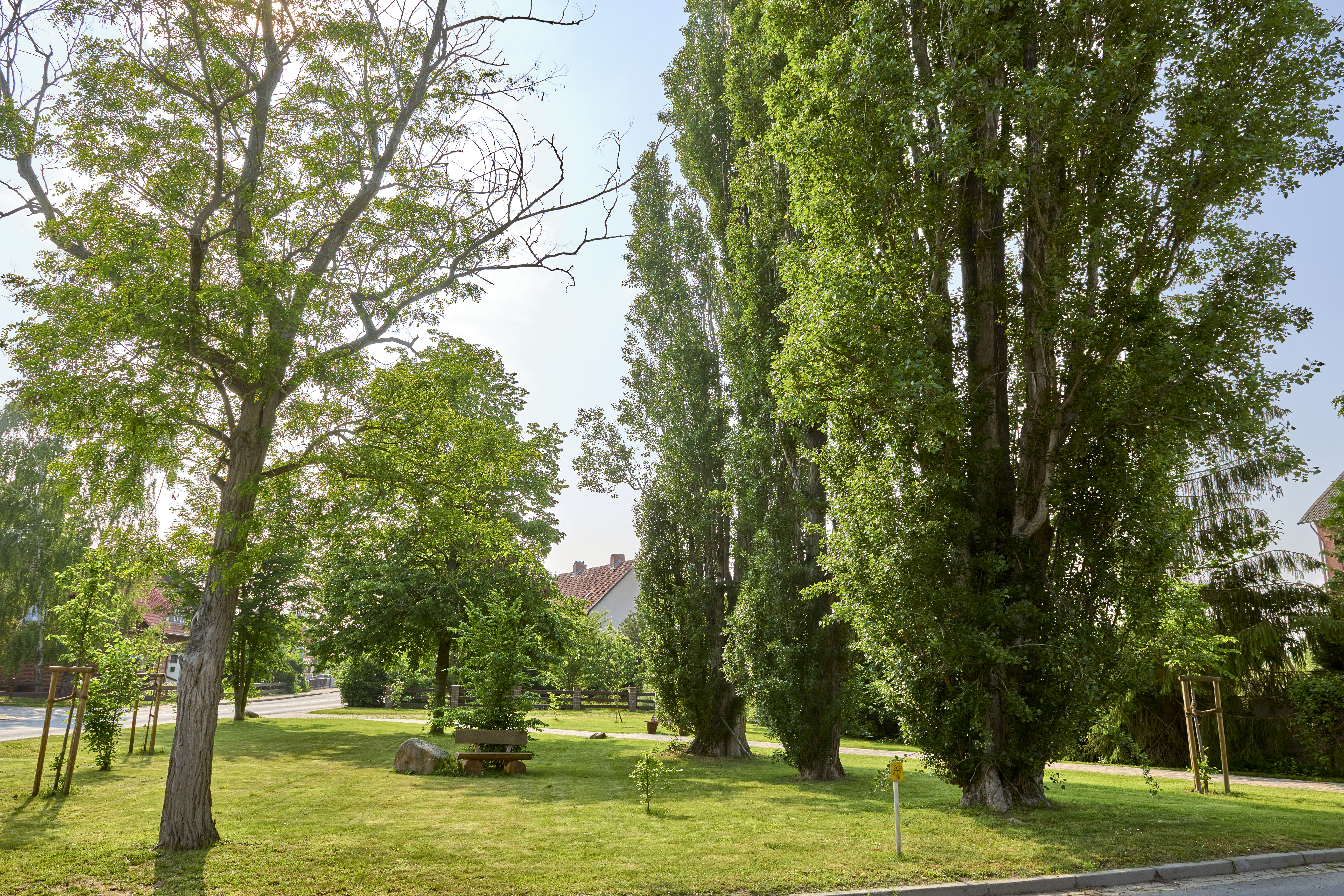 Rastplatz in der Ortsmitte von Wetzleben