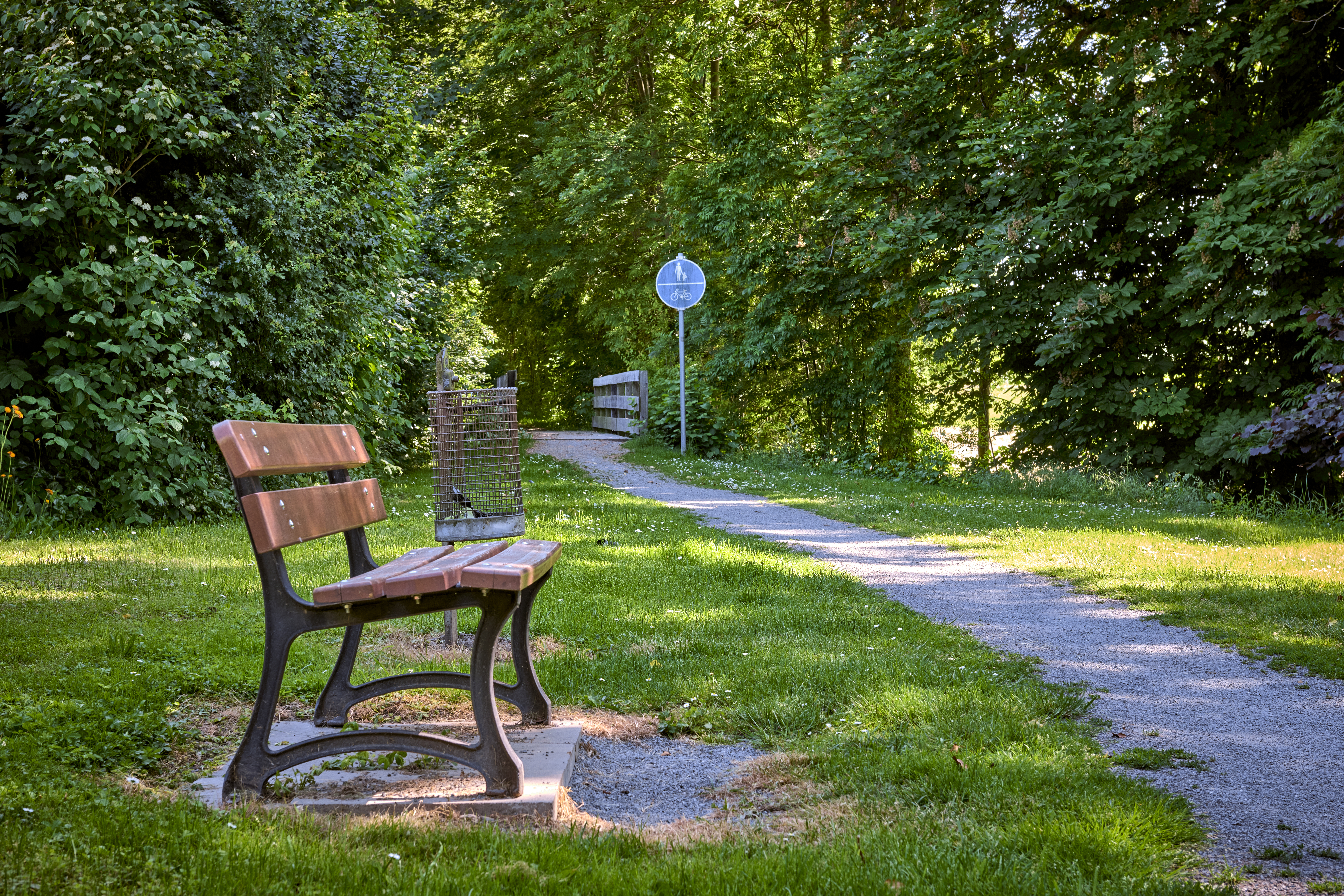 Rastplatz am Wanderweg in Klein Winnigstedt