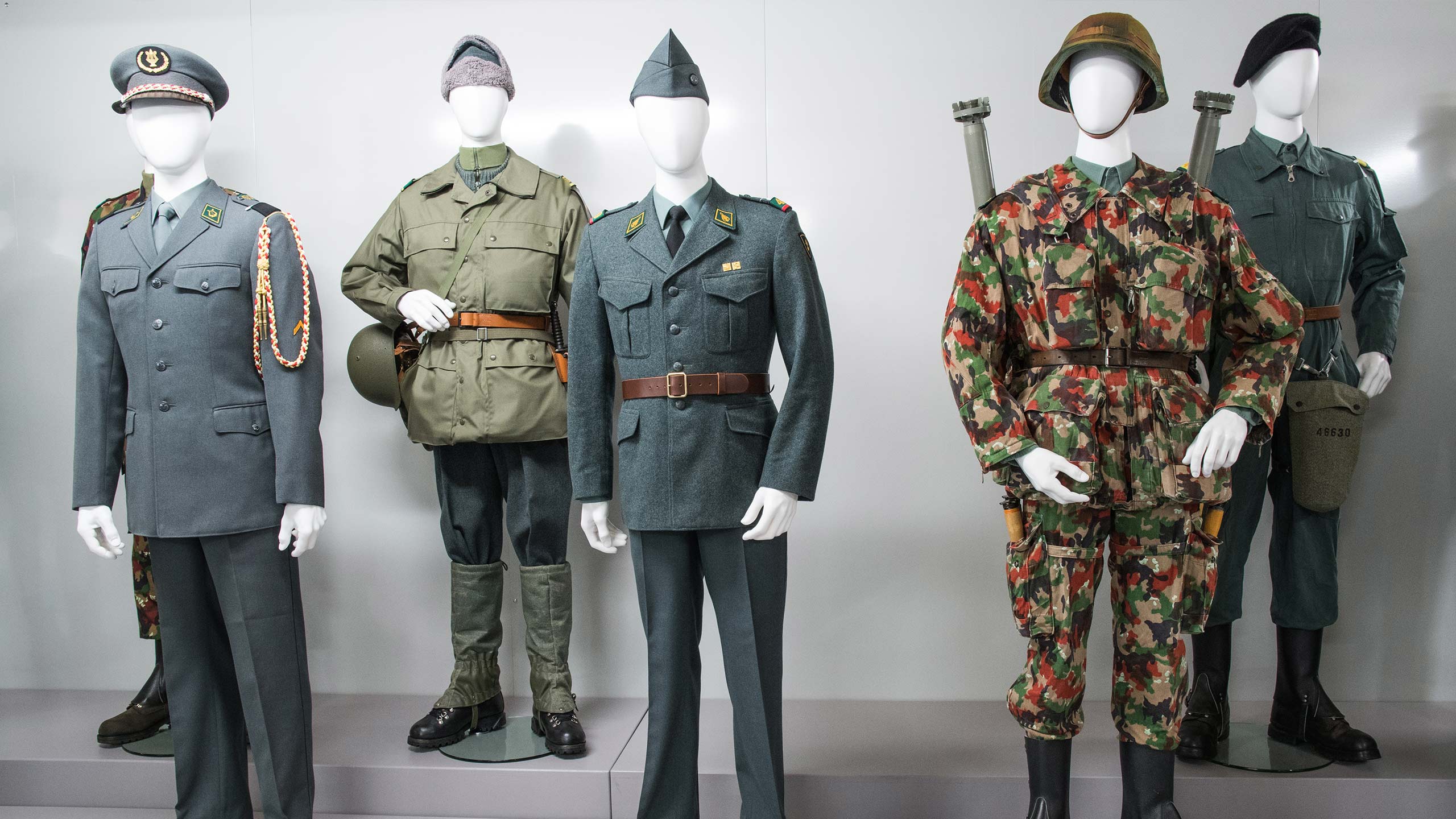 Thoune: matériel historique de l’armée suisse