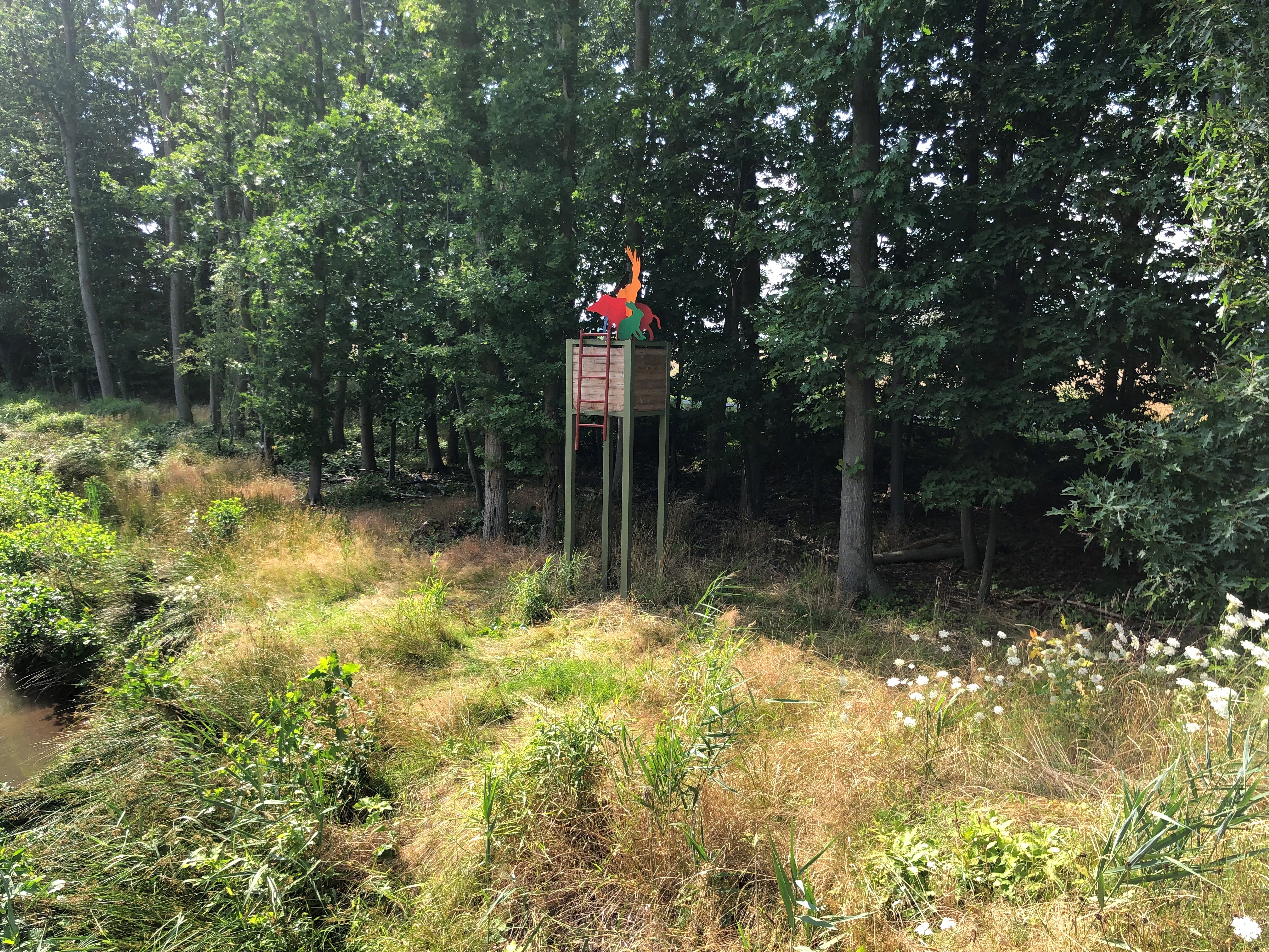 Skulptur "Hochsitz"