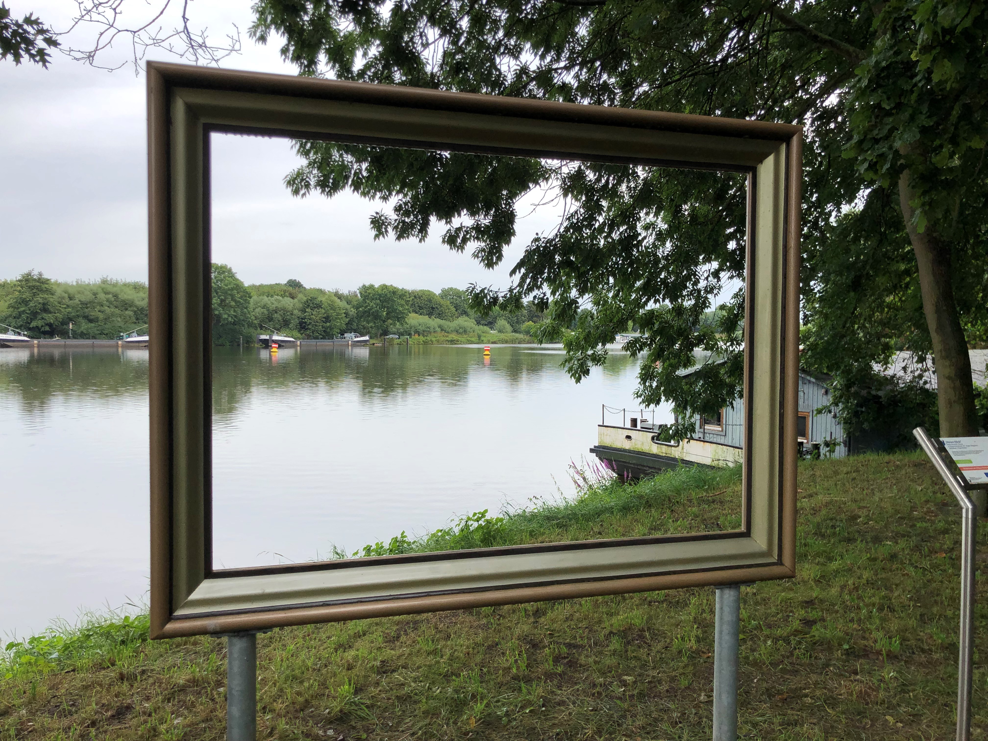 Fotorahmen-Weserblick