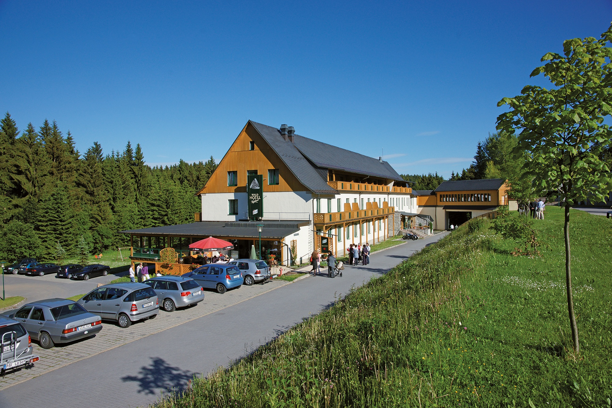 E-Bike Ladestation: Waldhotel Vogtland – Motiv