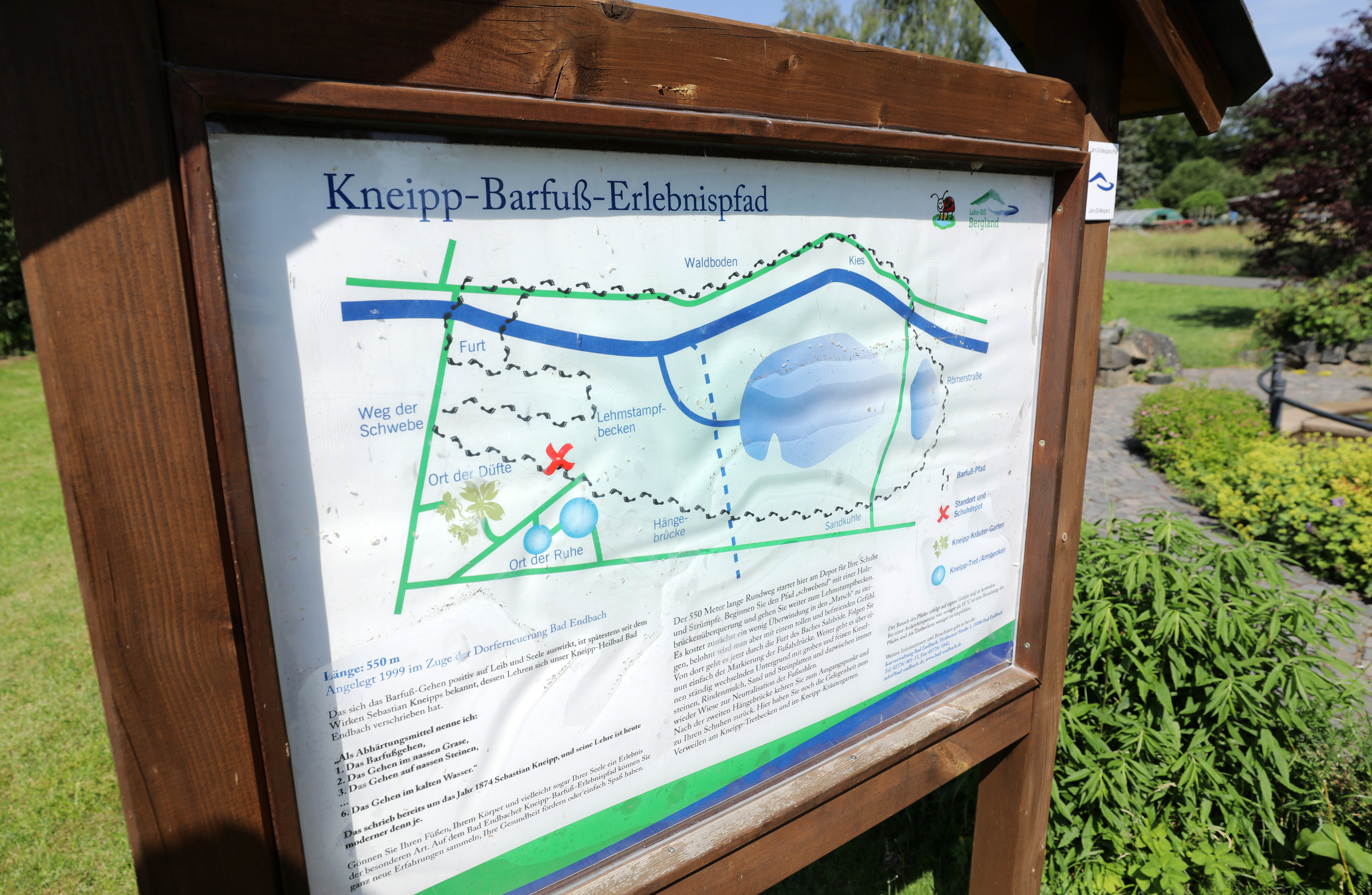 Kneipp-Kurpark mit Barfuss-Erlebnispfad