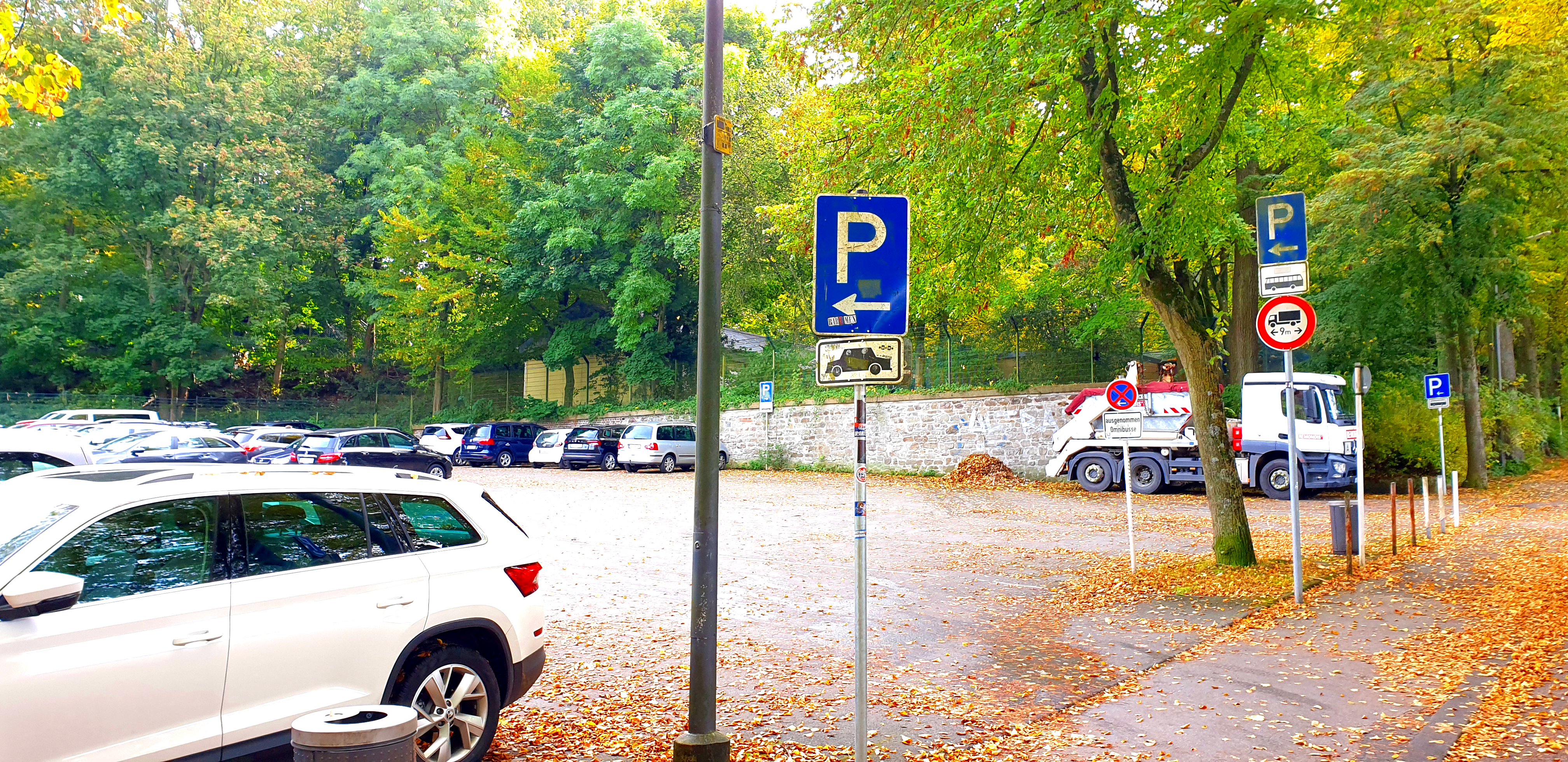Stellplatz für Wohnmobile am Restaurant Da Vinci, Wuppertal