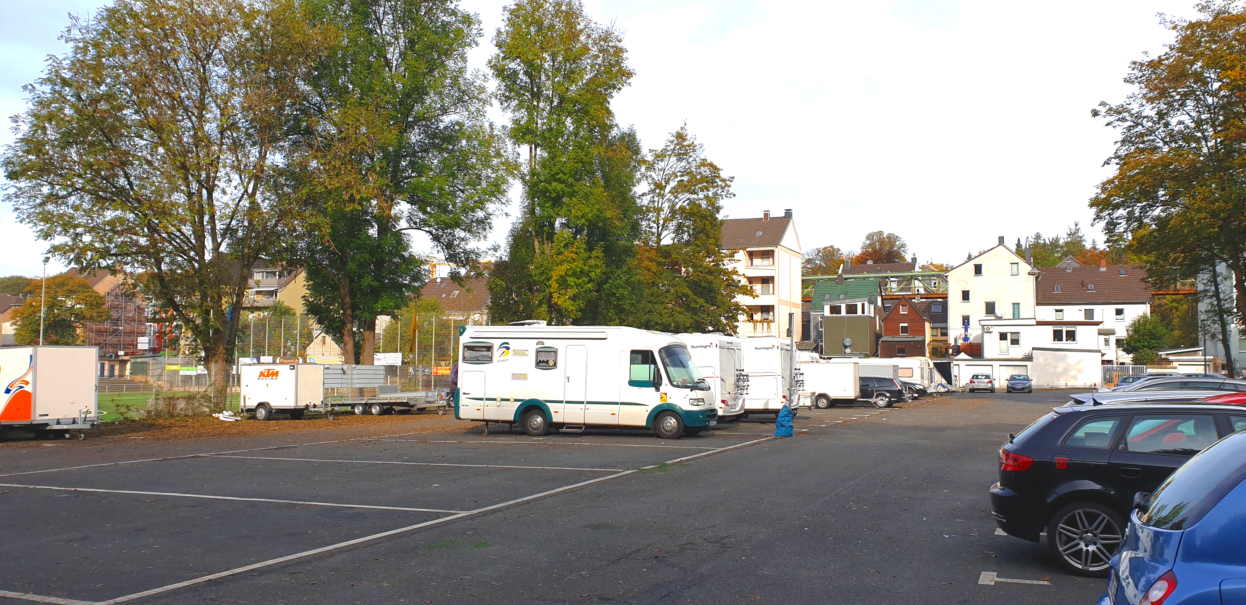 Wohnmobilstellplatz Parkplatz Kornstraße, Wuppertal
