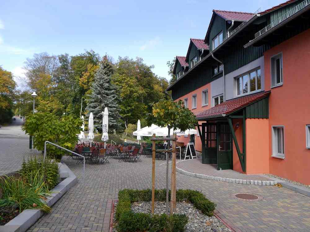 Berghotel Rosstrappe in Thale - Terrasse