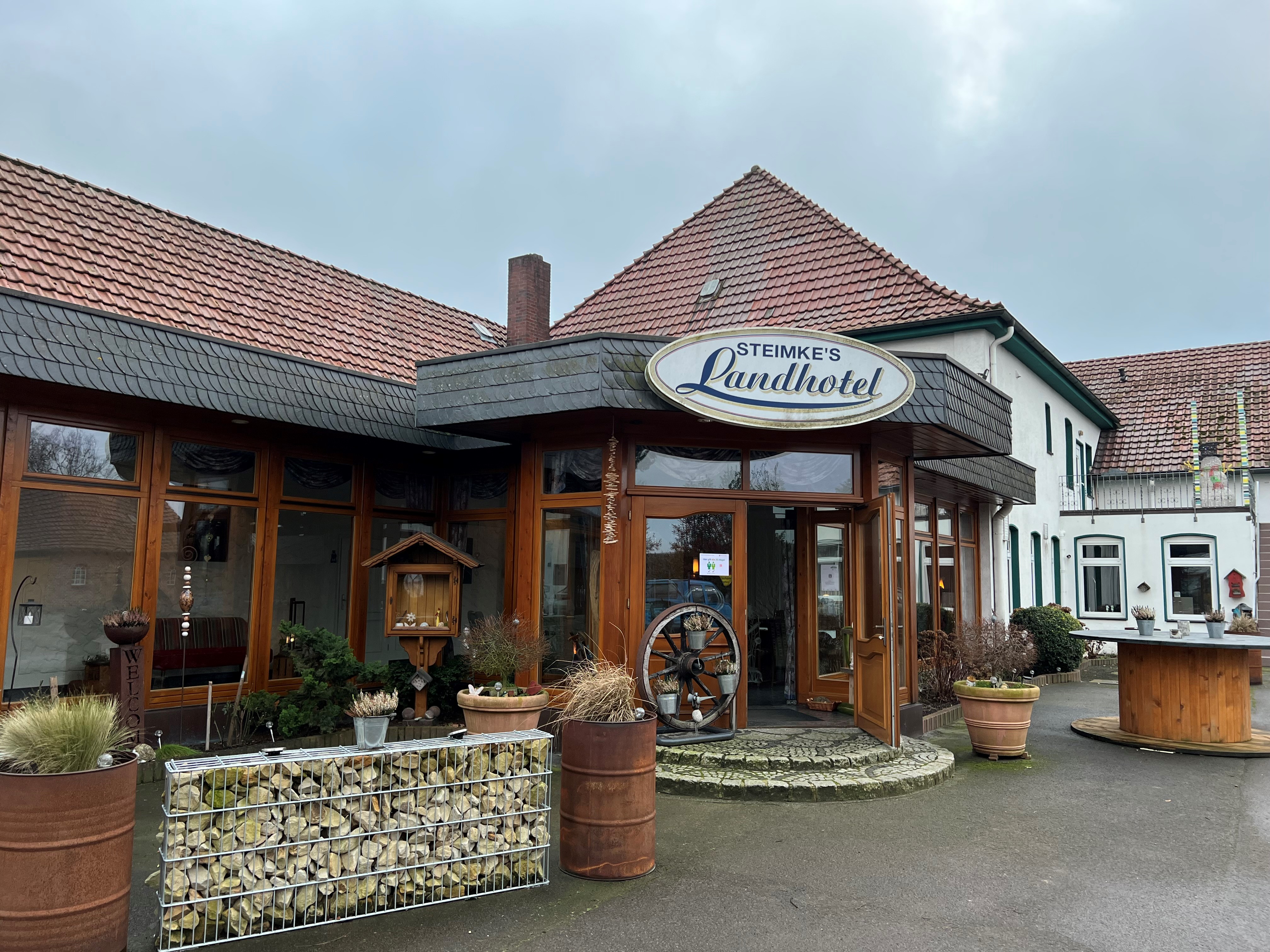 Steimkes Landhotel Eingang