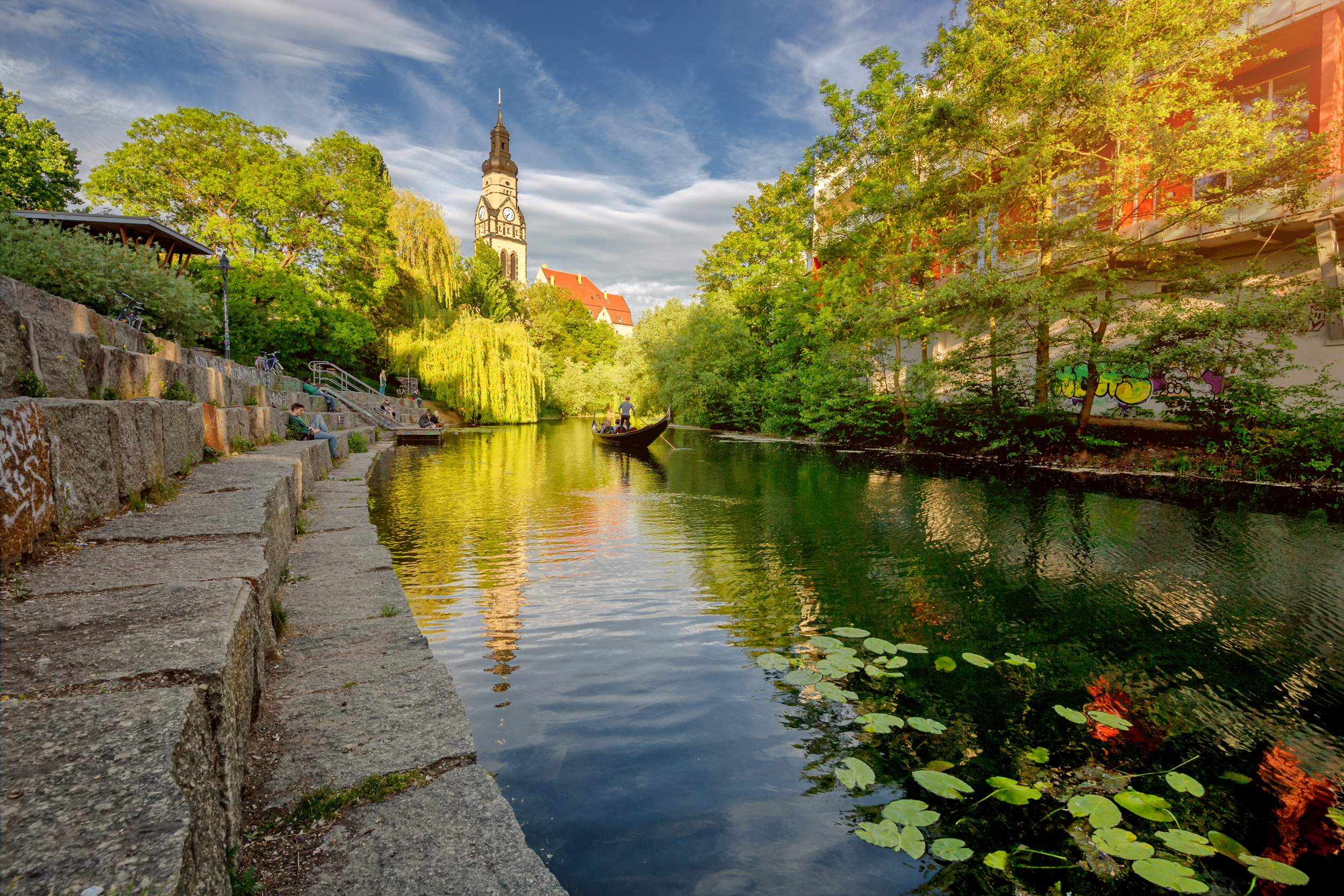 Stufen an der Philippuskirche – Motiv