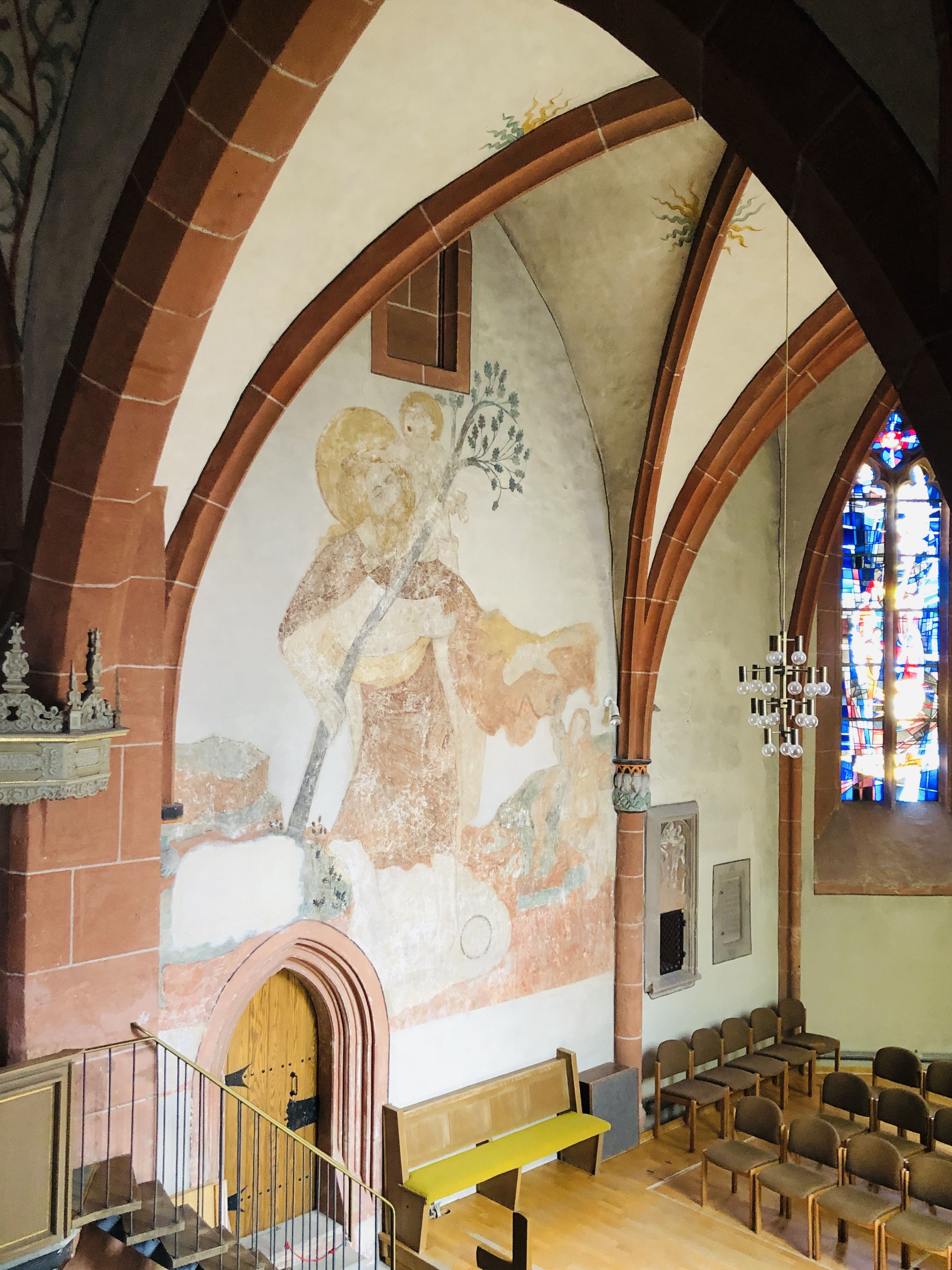 Freskenmalerei in der Nikolaikirche Neukirchen