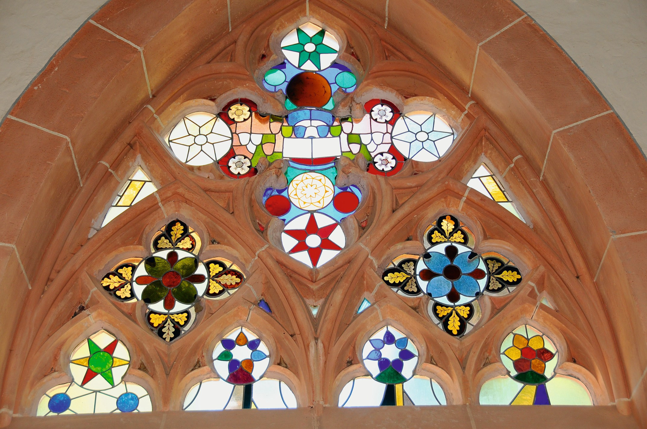 Liebfrauenkirche Frankenberg (Eder) Glasmalerei