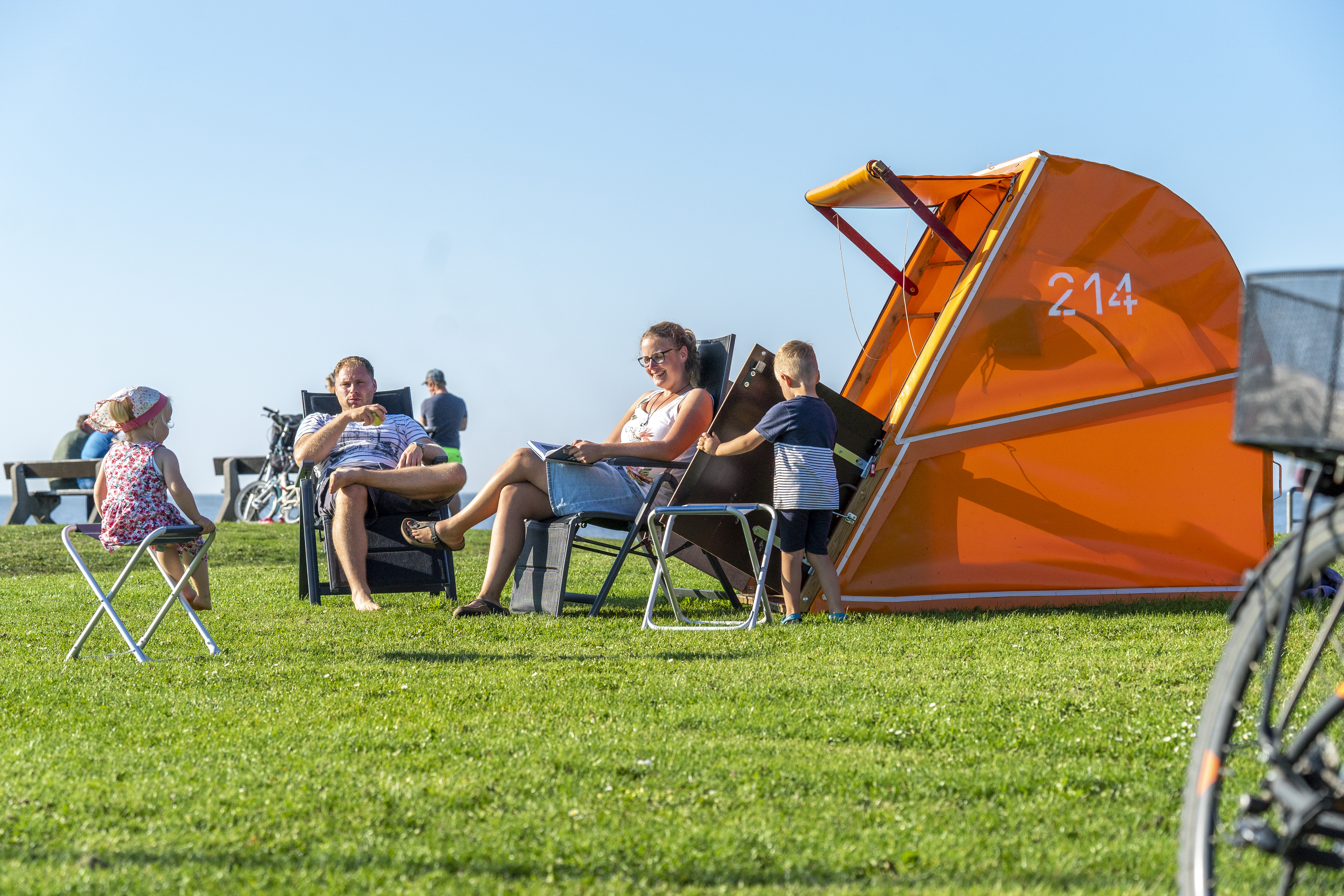 Strandkabinenvermietung Fredebohm im Außendeich vom Nordseebad Otterndorf