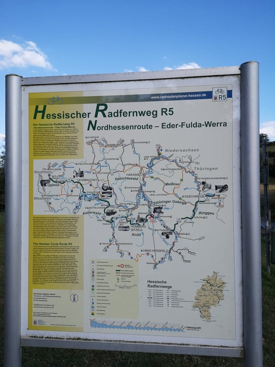 Hessischer Radfernweg R5 EderFuldaWerra
