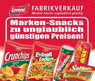 Fabrikverkauf Lorenz Snack World